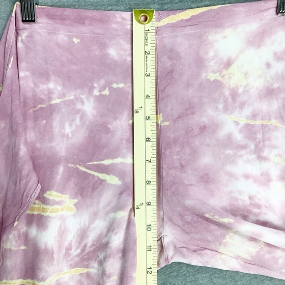 Young Fabulous & Broke Wide Leg Fauna Pants Boho Hippie Tie Dye Palazzo XS - Picture 8 of 12